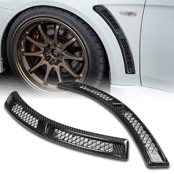 Amazon.com: HK5 2 Pieces Carbon Fiber Front Fender Side Vent